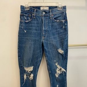 Like New Abercrombie Mom Jeans